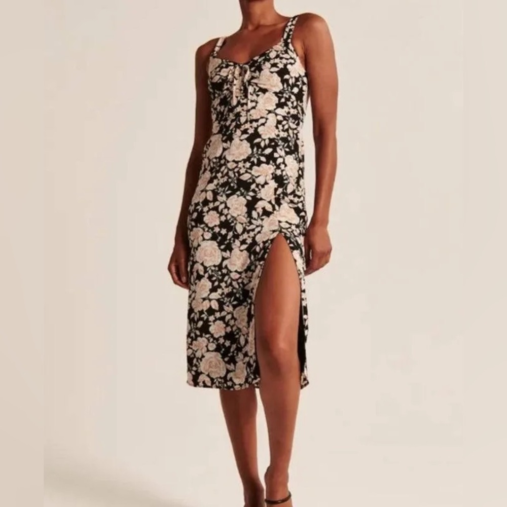 Abercrombie & Fitch Floral Midi Dress
